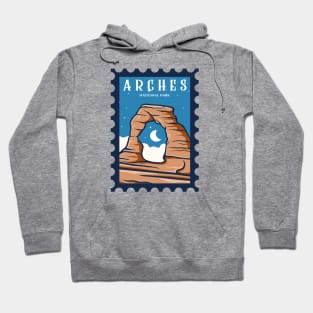 Arches National Park Stamp Hoodie